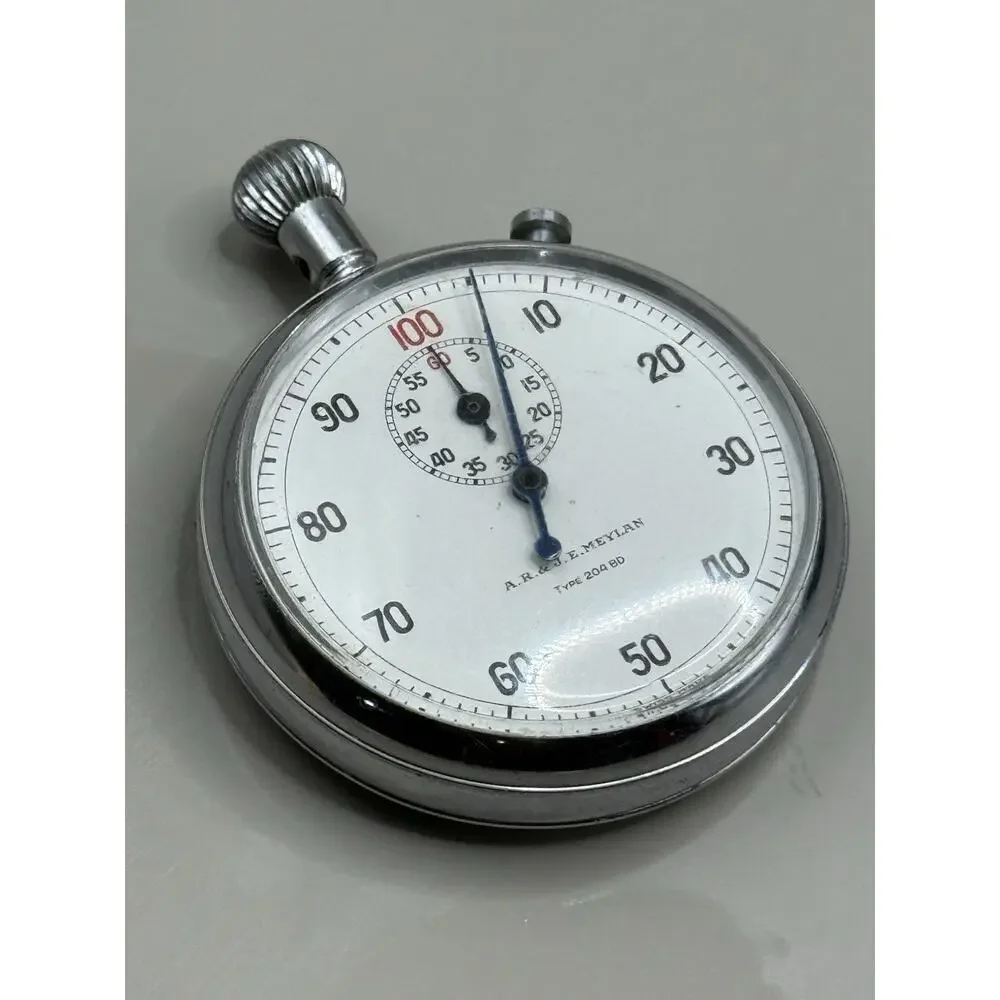A.R. & J.E. Meylan Type 204BD Mechanical Wind Up Stop Watch